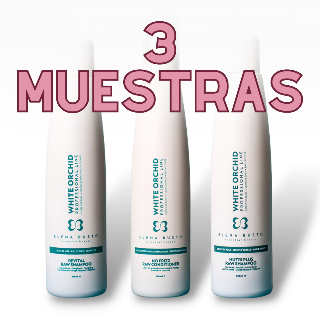 3 Muestras 1No Frizz + 1Revital + 1Nutri